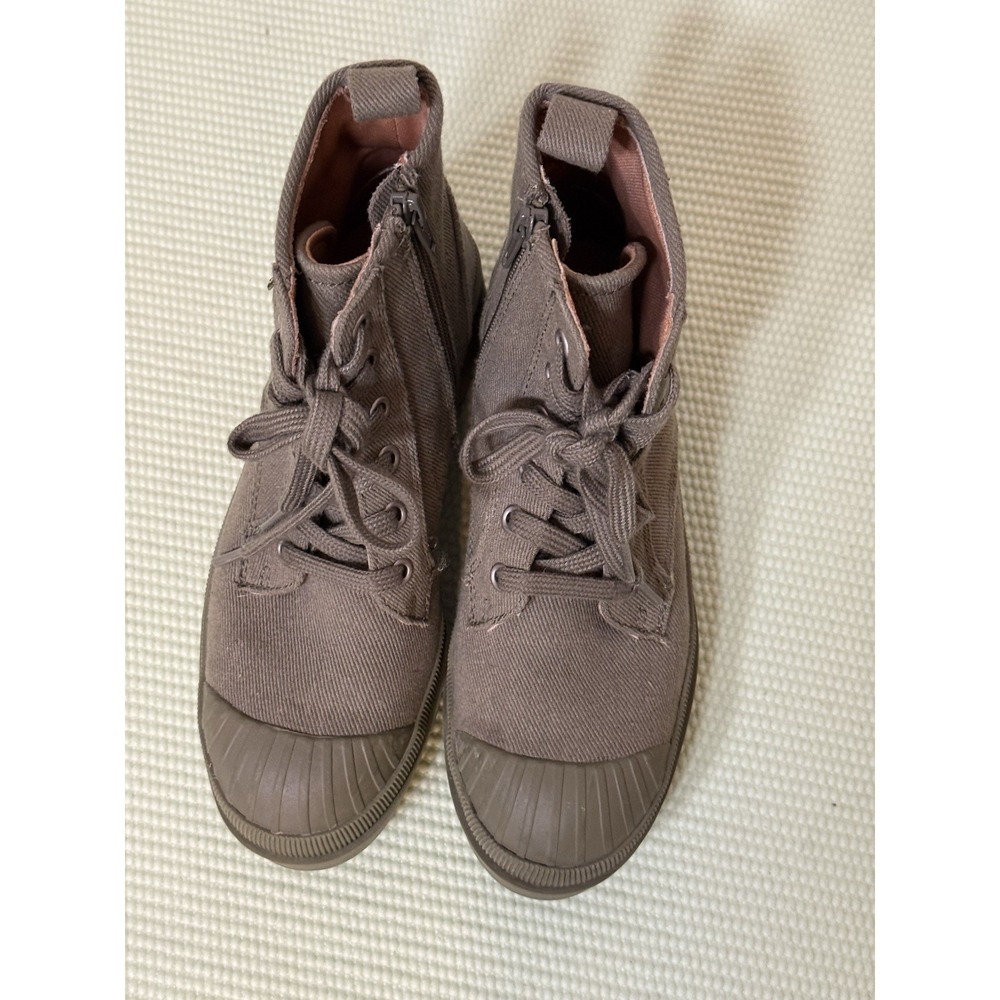 universal thread Army Green Combat Tie Up Boots Women's Size 6 Fall Winter